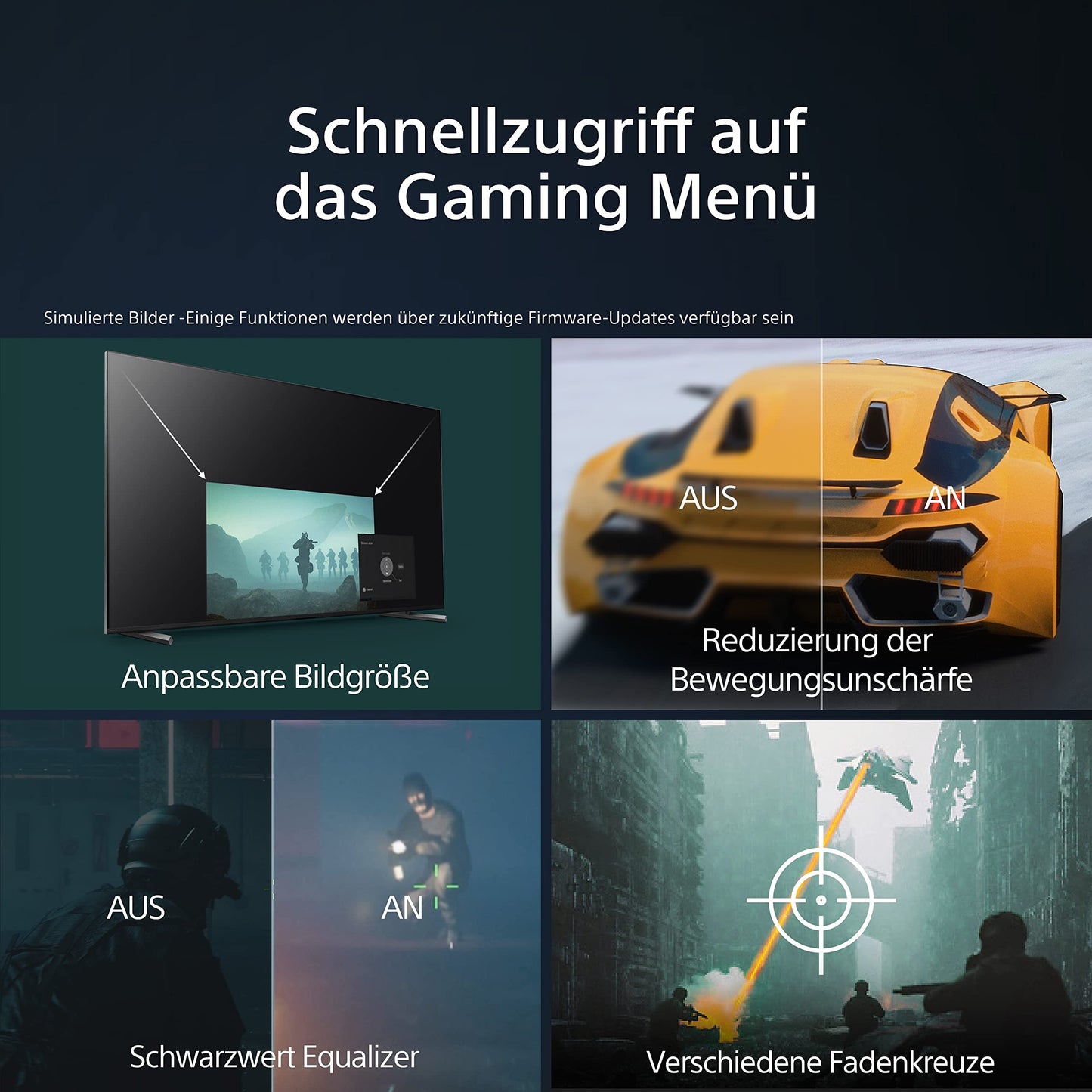 Sony BRAVIA, KD-75X75WL, 75 Zoll Fernseher, LED, 4K HDR, Google TV, Smart TV, Works with Alexa, BRAVIA CORE, HDMI 2.1, Gaming-Menü mit ALLM